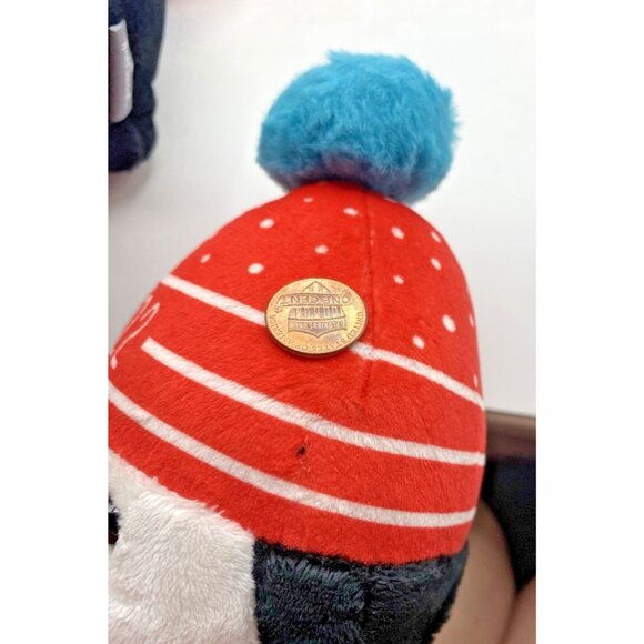 Hallmark Penguin Plush 2022 Stuffed Animal 11" Christmas Winter Lot of 2 HTF - Picture 15 of 16